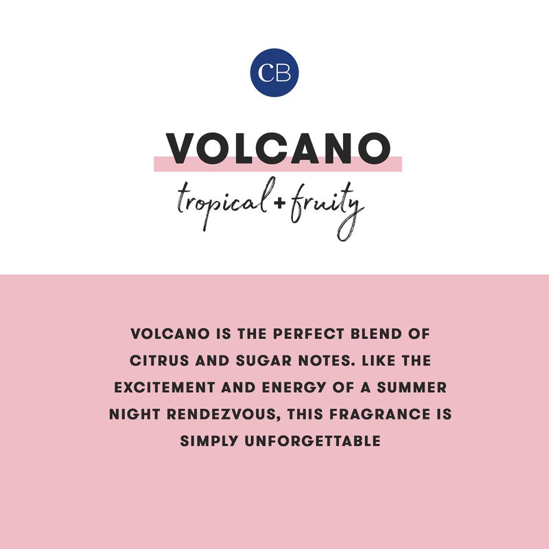 Capri Blue Volcano Scented Mini Tin Jar Candle - Printed Mini Tin Candles for Home Scented with Tropical Fruit & Sugared Citrus - Long Lasting Soy Wax Blend - Black (3 oz) - Image 3